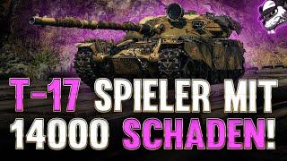 T-17 Spieler mit fast 14.000 Schaden im T95FV4201 Chieftain World of Tanks - Gameplay - Deutsch