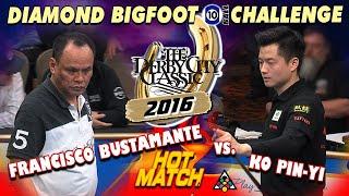 HOT MATCH Francisco BUSTAMANTE vs. KO Pin-Yi 2016 DERBY CITY CLASSIC BIGFOOT 10-BALL CHALLENGE