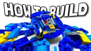 HOW TO BUILD Wind Knight Mn Bc  Lego Beyblade Tutorial