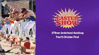 275mm Underhand Handicap Fourth Division  Final - 13 April