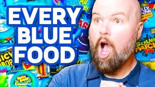 We Tried Every BLUE Food We Could Find
