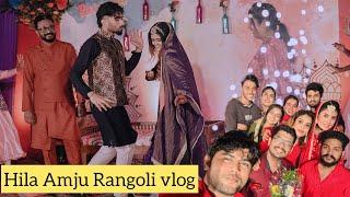 Rangoli vlog  Asla Marley  Hila Amju  wedding Rangoli  Mehandi  #aslamarley #glamyganga #jasmin