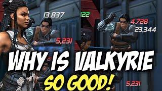 Why Is Valkyrie So Good In MCOC  Marvel Contest Of Champions