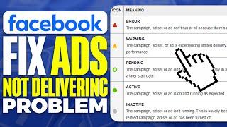 How To Fix The Facebook Ads Not Delivering Problem 2024