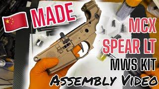 Chinese Made MCX Spear LT Assembly Video  Airsoft