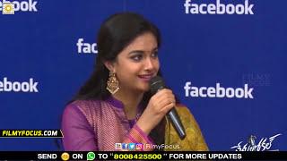 Keerthy Suresh and Nani in Live Show - Filmyfocus.com