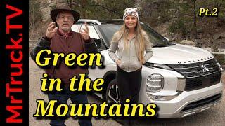 2023 Mitsubishi Outlander PHEV Hybrid Poudre Canyon mountain drive with MrTruck and Izzy Pt. 2