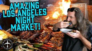 EPIC LA STREET FOOD at the EL GATO NIGHT MARKET with @BrianKusko & @GreenRoomPythons