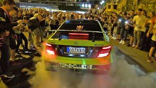 Supercars Go Crazy in Monaco Police Launches Burnouts & Accelerations