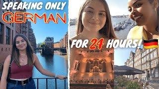 TRAVEL VLOG IN GERMAN w english subs  24 HOURS IN HAMBURG *this was harder than expected lol*