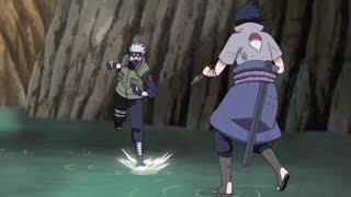 Kakashi v.s Sasuke Taijutsu  Naruto Shippuden English Sub