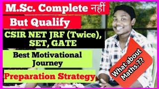 CSIR NET JRF Topper InterviewPraful Tadamcsir net TopperCSIR UGC NETRahul Maparicsir ugc net