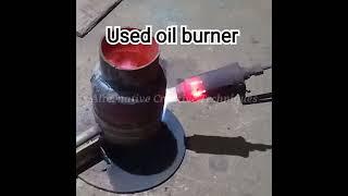 Oil burner.