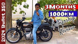 Royal Enfield Bullet 350 New Model 2024 Ownership Review After 3 Months 1000km