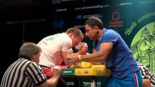 WORLD ARMWRESTLING CHAMPIONSHIP 2014 SASHO ANDREEV - VADIM AKPEROV