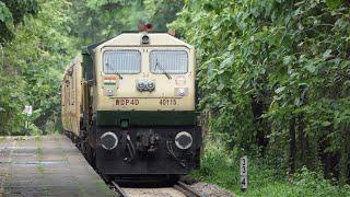 Indias Most Beautiful TRAIN Route  Nilambur Road TRAINS  Green Monsters GOC WDP4D IndianRailways