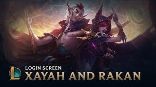 Xayah & Rakan the Rebel & the Charmer  Login Screen - League of Legends