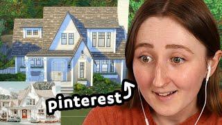 letting pinterest decide my sims house