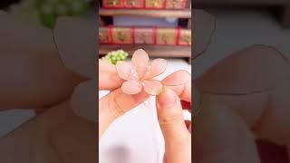 Handmade flowers hair clip hairpin hair products tutorial