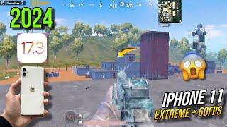 IPHONE 11 PUBG MOBILE BOOTCAMP GAMEPLAY 2024  IPHONE 11 PUBG FPS TEST  IPHONE 11 BGMI TEST IN 2024