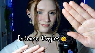 ASMR 100% TINGLESMouth sounds&Hand movementspluckingrain sound️