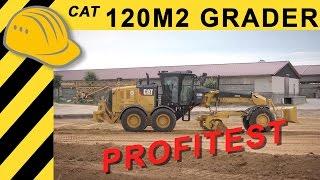 CAT 120M2 Grader - Caterpillar Profi Test - Baumaschinen Doku