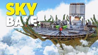 I Built In The Most Hidden Sky Base Location In ARK