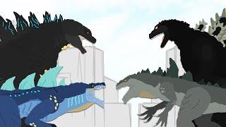 DinoMania - UNRELEASED animations  Godzilla and Dinosaurs cartoons - part 1