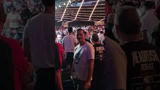 DAKOTA LINGER WALKS OUT AT MADISON SQUARE GARDEN TO FACE RESHAT MATI