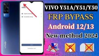 VIVO Y51AY50  FRP BYPASS  Update Without PC New Trick 2024