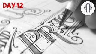 SATISFYING HAND LETTERING DRAWING LETTERING WITH A PENCIL