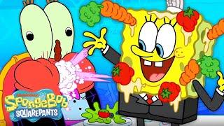 SpongeBob and Squidward Are Cooking for Mr. Krabs ‍ Full Scene Kooky Cooks  SpongeBob