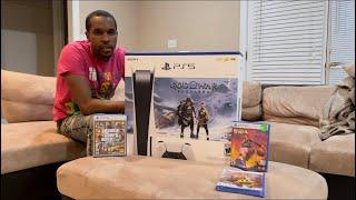 THE PS5 UNBOXING GOD OF WAR RAGNAROK BEST BUY #ballofenergy