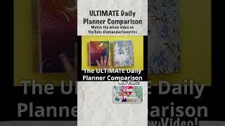 The ULTIMATE #dailyplanner Comparison #planner #dailyduo #plannercommunity #erincondren