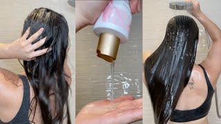HOW TO WASH YOUR HAIR PROPERLY  Healthy Hair Tips #SHORTS #YouTubePartner