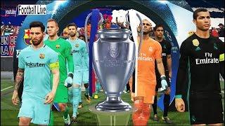 PES 2018  UEFA Champions League Final  Real Madrid vs Barcelona  Penalty Shootout  Gameplay PC