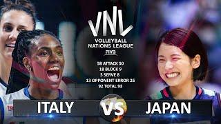 Italy vs Japan  Womens VNL 2023