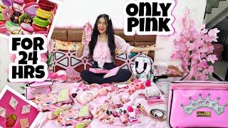 Using only *PINK* things for 24 hours  Riyas Amazing World