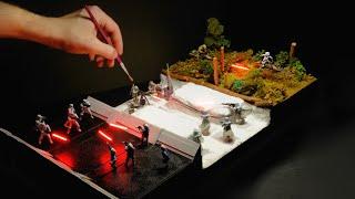 The Three Best Star Wars Movies in One Diorama