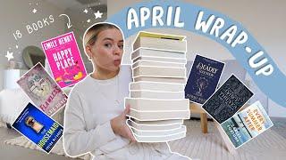 lets talk about the 18 books I read in April 🫶