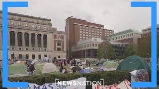 Columbia sets deadline for encampment to clear out threatens suspension  NewsNation Now