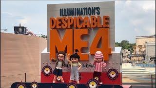 Meet & Greet with Margo Edith and Agnes from Despicable Me 4  UNIVERSAL STUDIOS SINGAPORE 2024