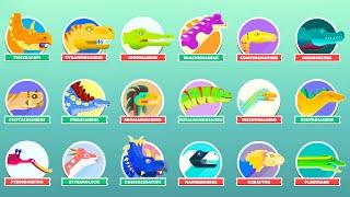 19 DINOSAUR GAMES  T-REX TRICERATOPS SPINOSAURUS KOSMOCERATOPS NANUQSAURUS  DINO KING 230313