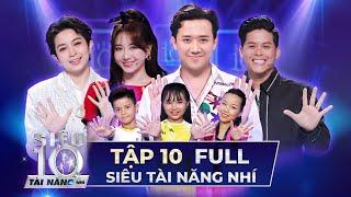 SIÊU TÀI NĂNG NHÍ TẬP 10 FULL  Trấn Thành Hari Won CHƠI ĐÁ BÓNG trên sân khấu Super 10 Tập 10