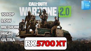 Call of Duty Warzone 2.0 RX 5700 XT  i3 12100f  1080p low mediumhighultra
