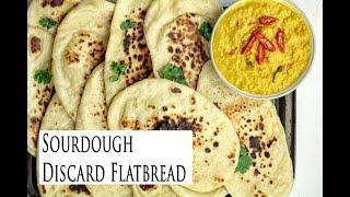 Flatbread Naanusing sourdough discard