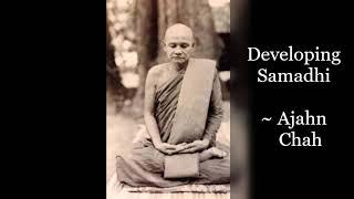 Ajahn Chah  Developing Samadhi One Pointedness  Theravadin Buddhism Forest Tradition