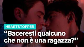 Il primo bacio di Charlie e Nick in HEARTSTOPPER  Netflix Italia