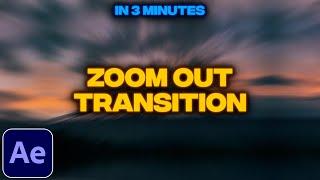 Smooth Zoom Out Transition Tutorial in After Effects  After Effects 2024