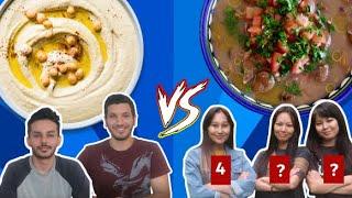 Asians Try Arabic Food عملت فطور عربي لأصحابي الآسيويين  شو مشكلتهم مع الحمص ؟؟